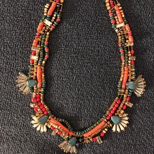 Fun bright statement necklace